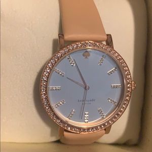 Kate Spade nude and Rose gold watch